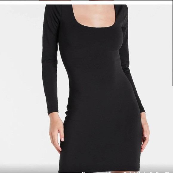 New! Express Body Contour black dress size Med - Picture 1 of 8